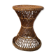 Tabouret diabolo osier vintage