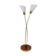 Art deco brass floor lamp, 1930's