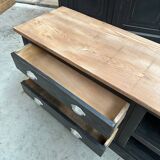 Old craft furniture transformed into a TV cabinet