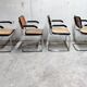 Marcel Breuer cesca B64 chairs, made in italy, 1970