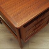 Teak desk, Danish design, 1970s, manufacture: Omann Jun