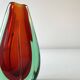 Murano Vase Sommerso Flavio Poli – Green and red – Italy, 1950s-1960s
