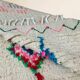 Colorful Azilal Berber Rug • Multicolored diamond patterns