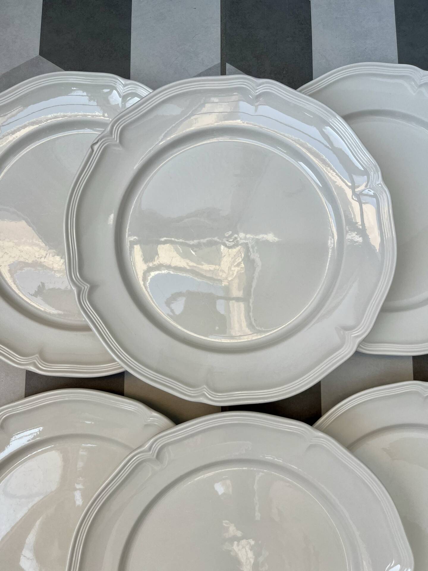 Set de 6 assiettes plates « Manoir » Villeroy et Boch