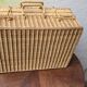 Rattan suitcase 70's