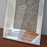 Beveled mirror photo frame