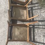 Vintage chair skaï black