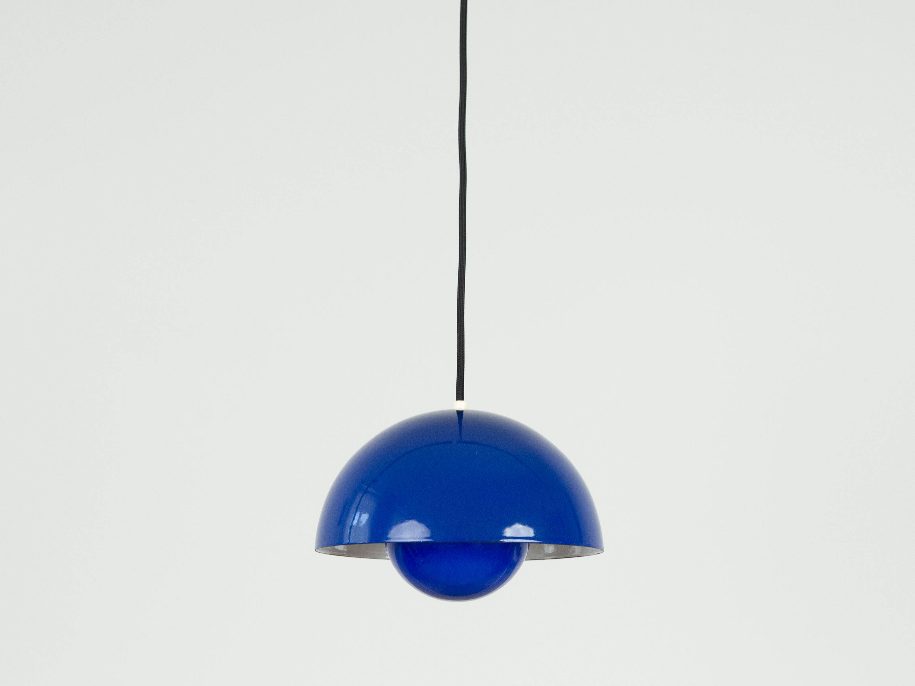 Pair of 2 vintage Danish Flowerpot lamps by Verner Panton, 1968