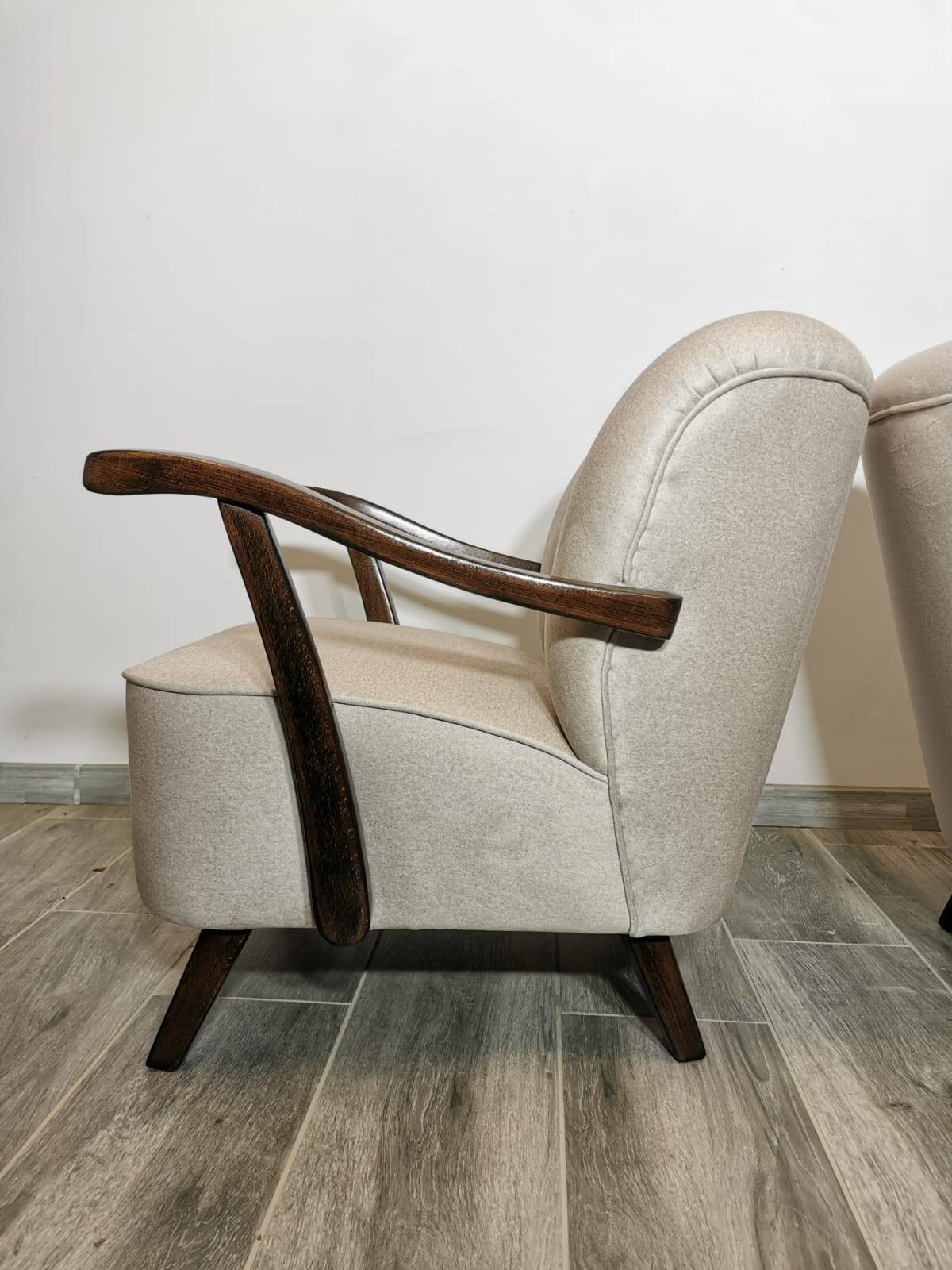 Mid-Century Armchairs, Set of 2