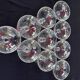 10 champagne cups in Baccarat crystal, circa 1910