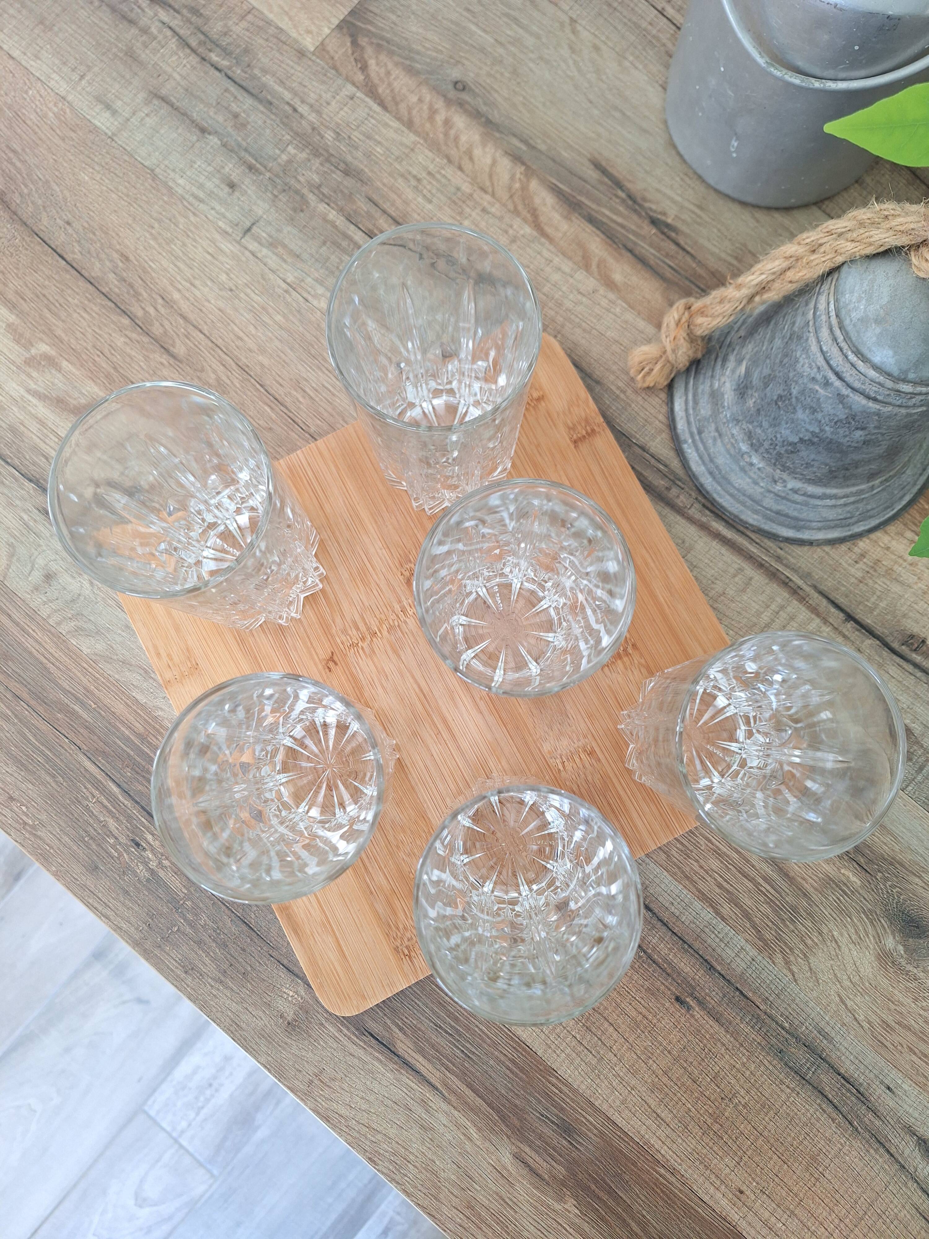Italian aperitif or water glasses from the 1980s.