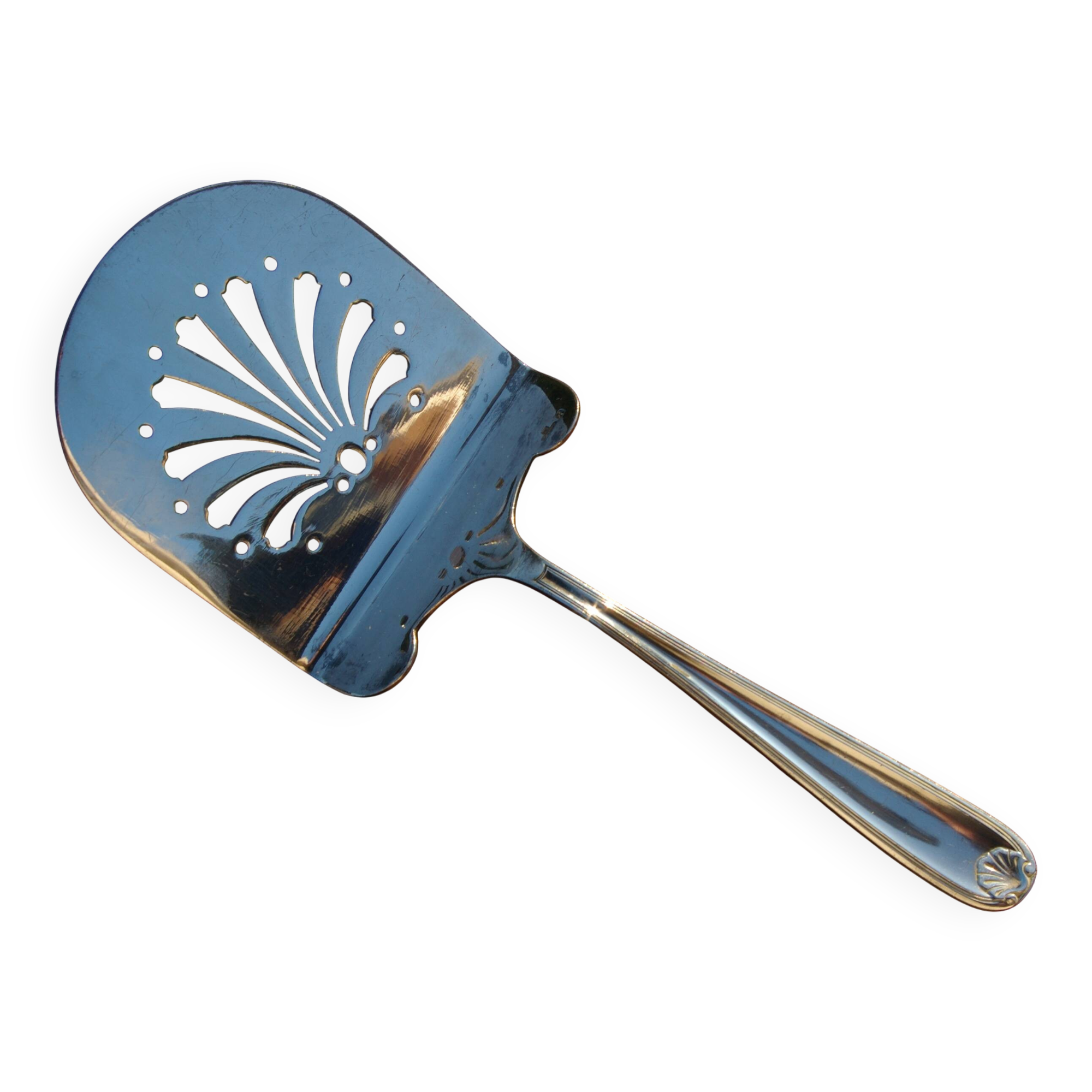 Christofle marot coquille - silver-plated asparagus server