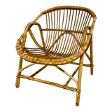 Rattan armchair