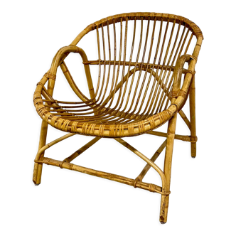 Rattan armchair