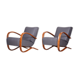 Paire de fauteuils Art Déco H269 par Up Závody, conçus par Halabala 1930
