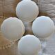 4 assiettes à dessert vintage porcelaine blanche Haviland Limoges