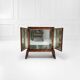 Mid-Century Modern Italian Mirrored Dry Bar Cabinet, 1950s