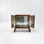 Mid-Century Modern Italian Mirrored Dry Bar Cabinet, 1950s