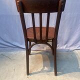 Set of 5 wooden bar chairs
