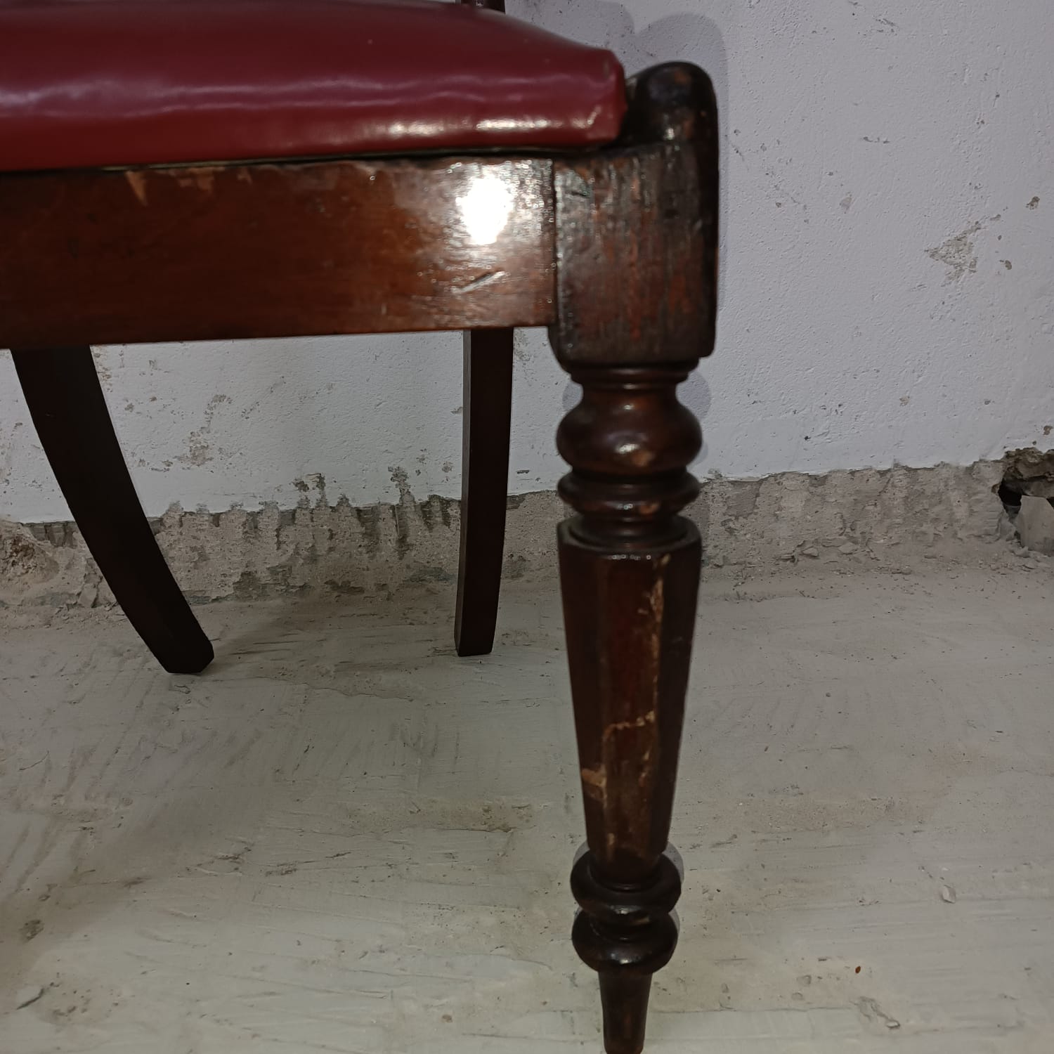 Set of 6 victorian antique dining chairs