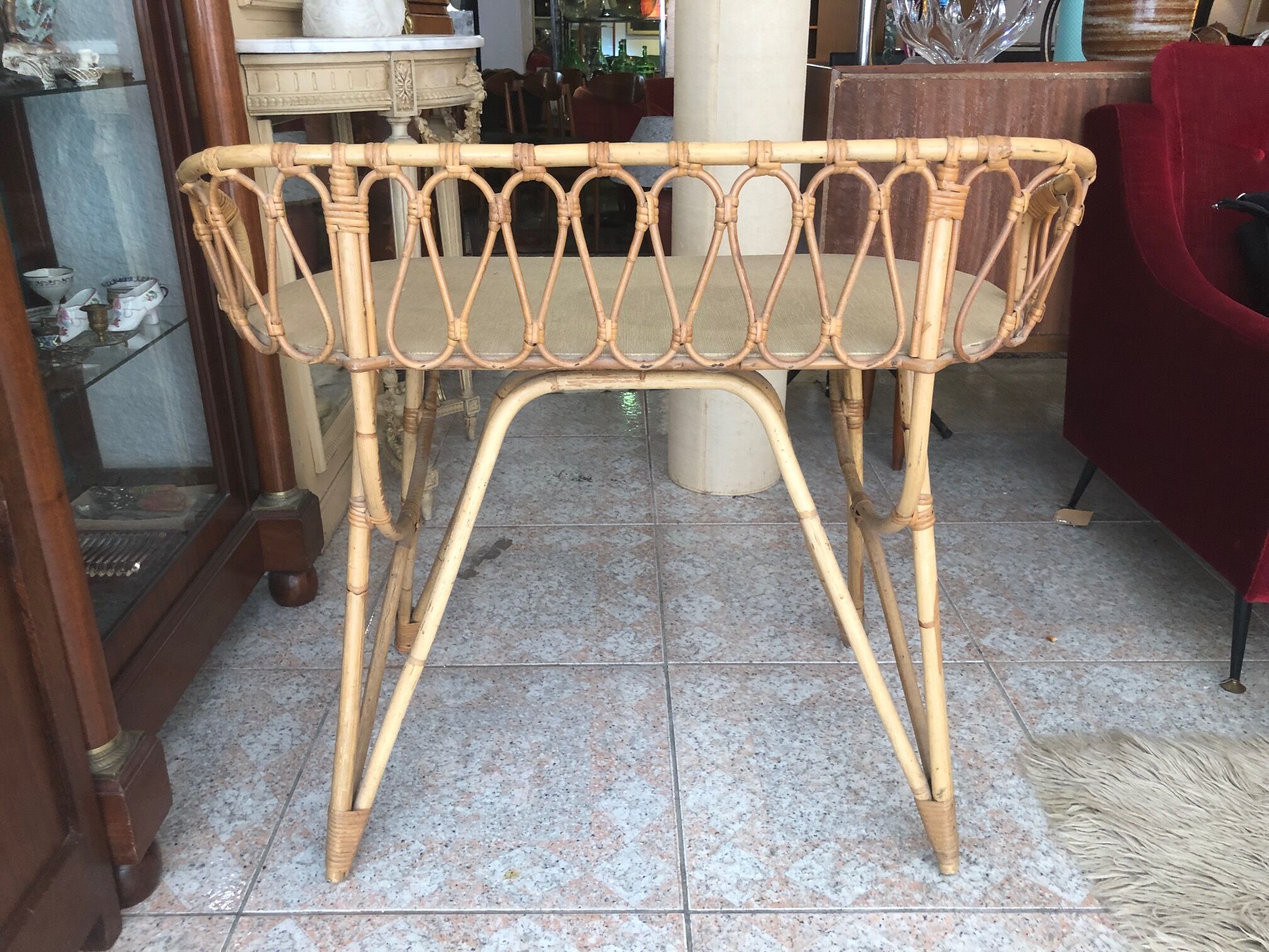 Rattan desk