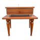 Small varnished wood nightstand, 1950s.