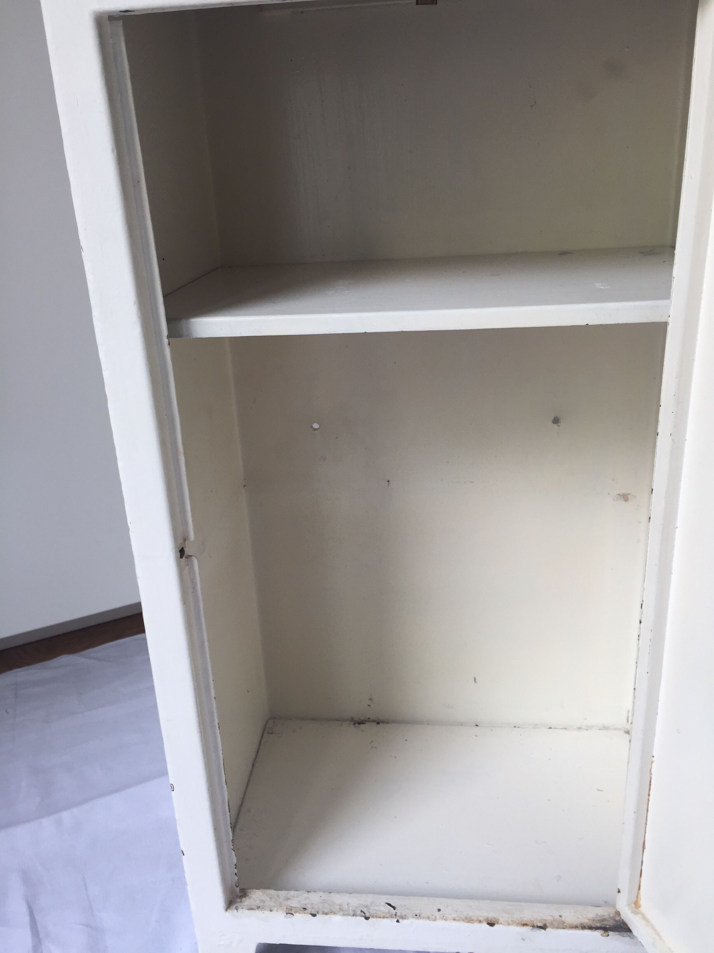 White metal furniture