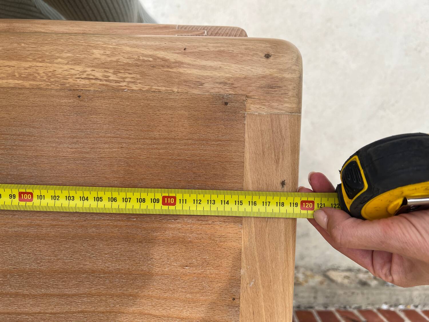 Vintage wooden sideboard cabinet