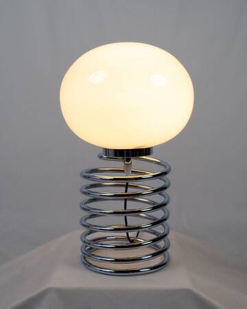 Paire de lampes ressort style Ingo Maurer, France, 1970s