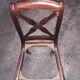 Chaise acajou retauration