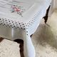 Embroidered tablecloth and 12 vintage napkins