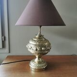 Antique brass lamp base