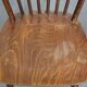 Set of 4 vintage Windsor wooden spindle chairs from the 1970s