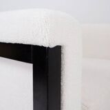 Jules Wabbes attr. Armchair "Livourne-Series 800 Luxe" by Bullo 2010 - New White Boucle Fabric