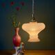 Suspension abat-jour vintage en opaline rose