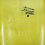 Ceramic compartmentalized dish - St-Clément France - vintage 70s