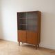 Vintage 1960s wooden display cabinet