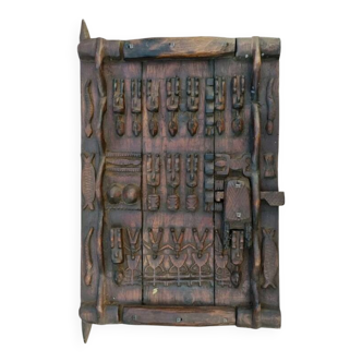 Dogon Mali Granary Door Sculpture African Art