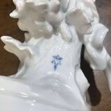 White porcelain cherub, work from the 1950s