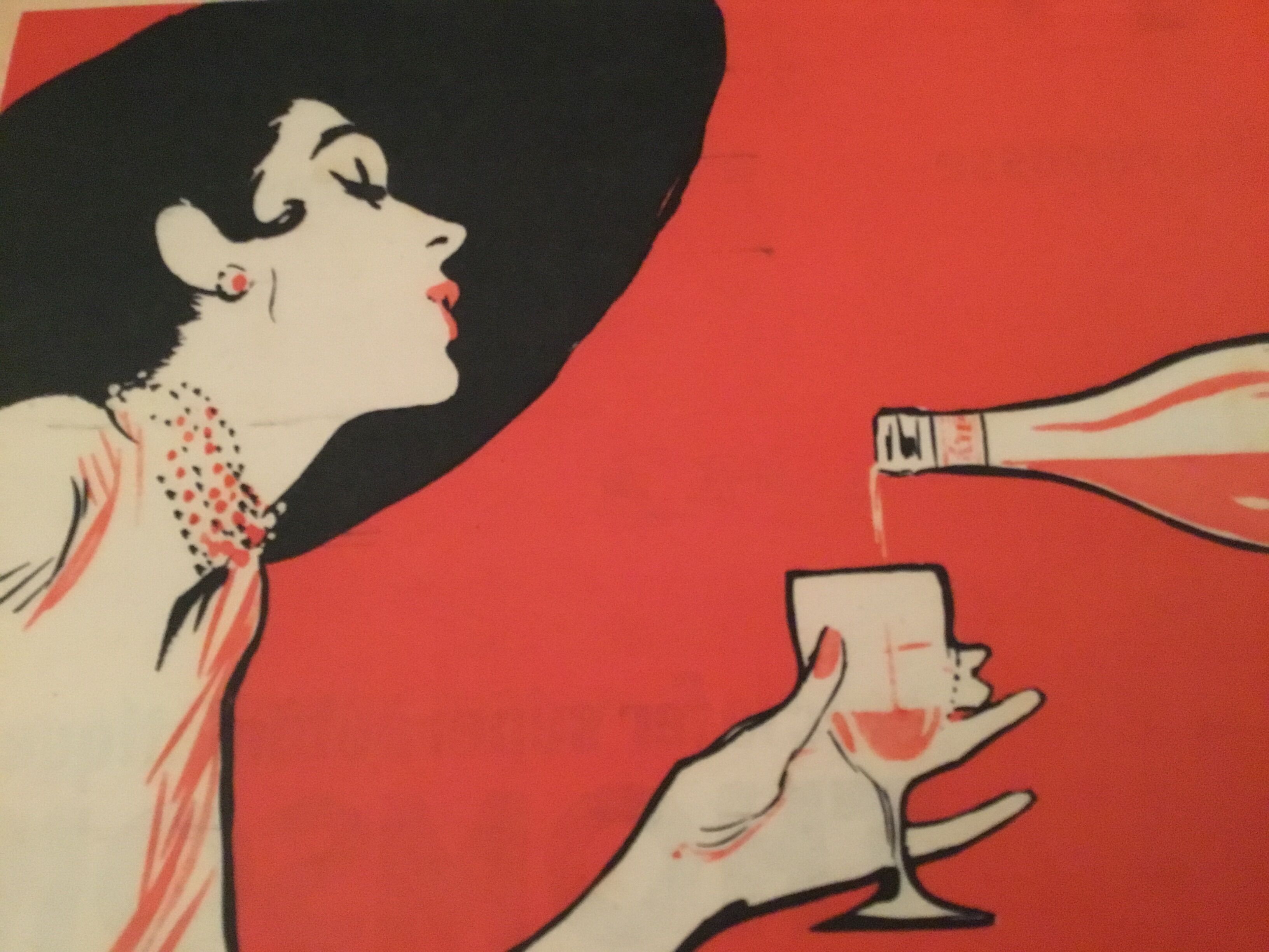 Vintage advertising to frame cinzano