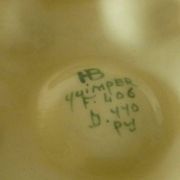 HB Quimper earthenware oyster plate