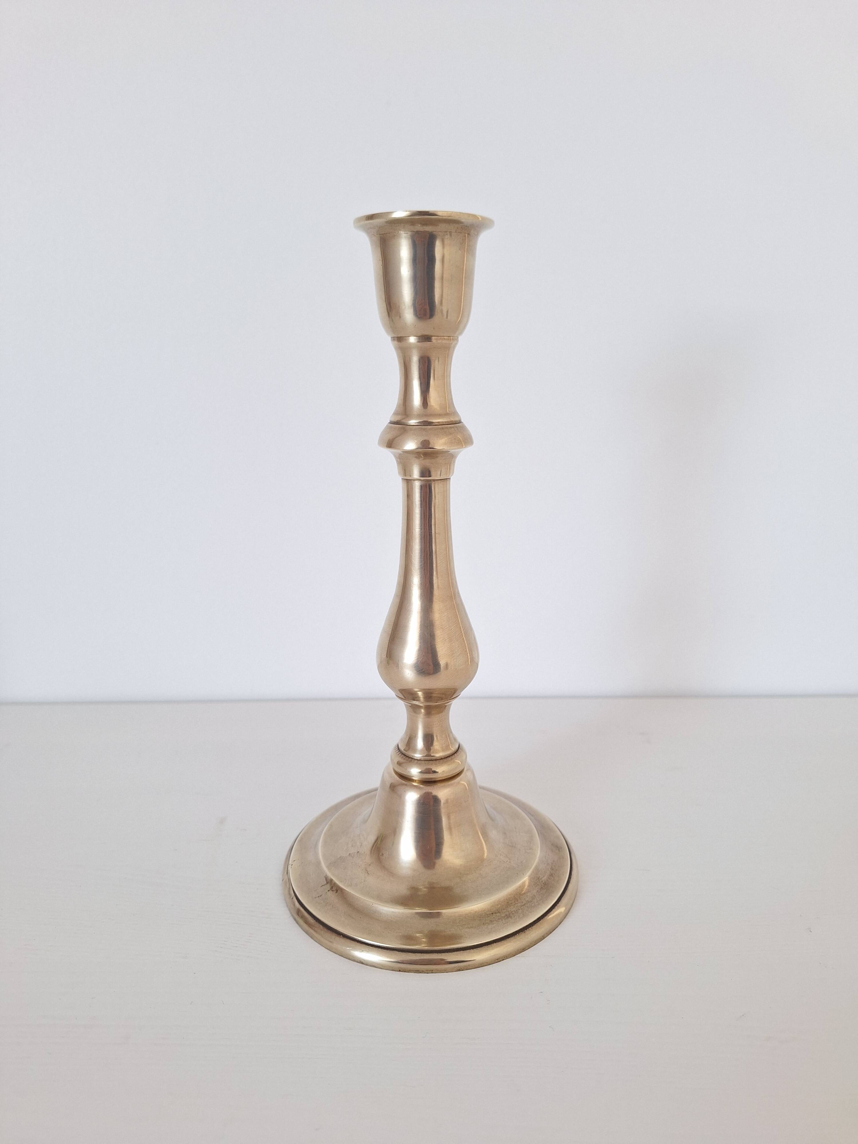 Vintage brass candle holder