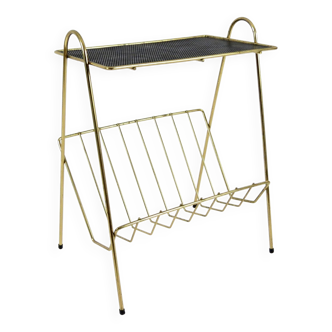 Brass magazine rack 1950s