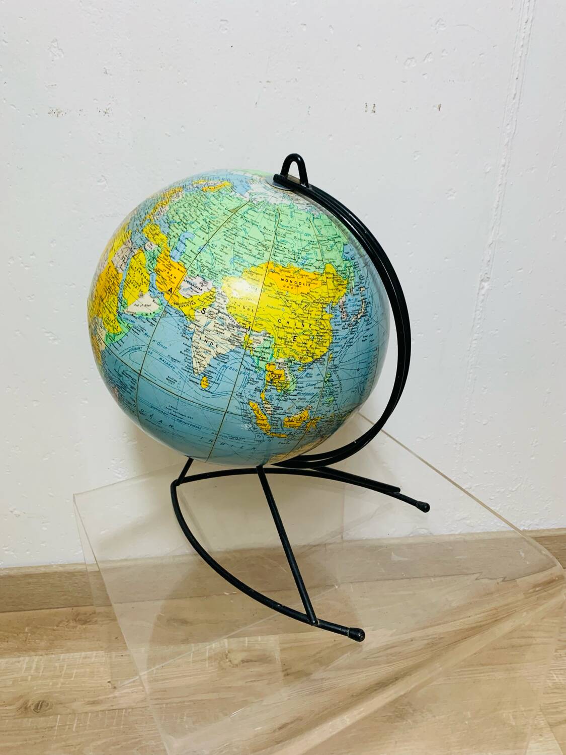 Globe terrestre Girard et Barrere