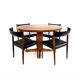 Table danoise en teck extensible vintage des années 60