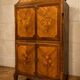 Marquetry drop-leaf secretary in Louis XV style circa 1900.