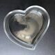 Vide poche en forme de coeur en verre