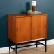 Retro danish style 1960s mid century record cabinet drinks cabinet