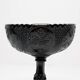Vintage black decorative plate, Italy, 1960s
