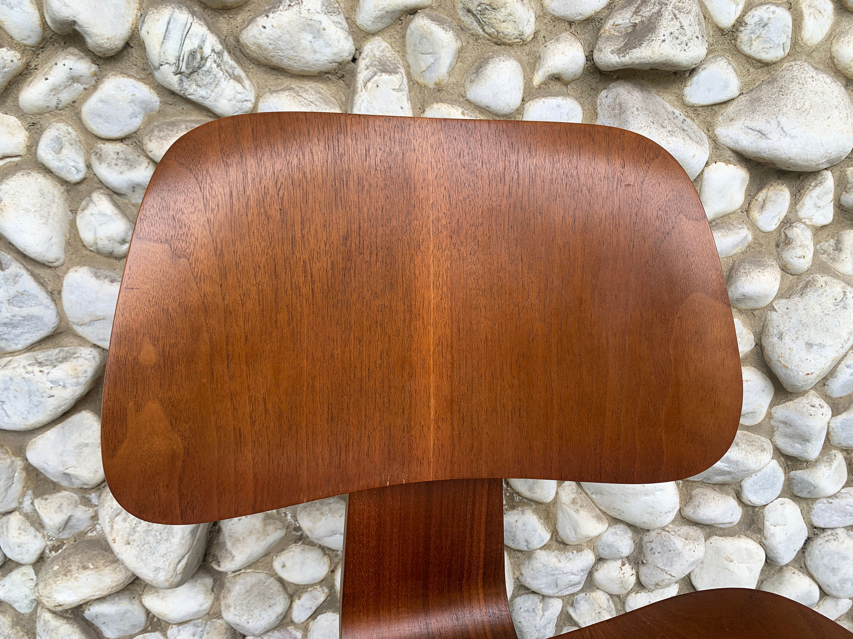 Charles & Ray Eames walnut DCW chair for Herman Miller 1950